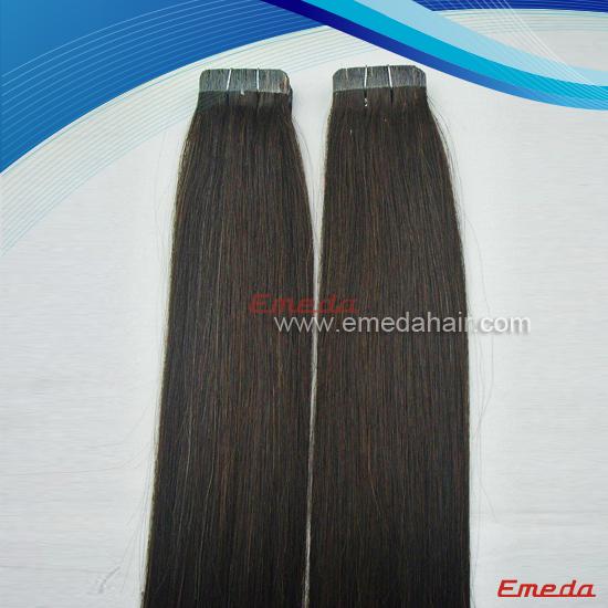 Tape weft hair extensions